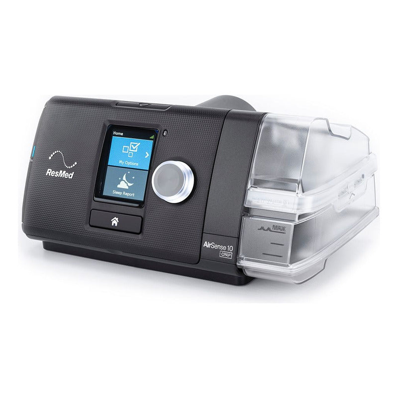 CPAP Automático ResMed AirSense 10 AutoSet con Humidificador Integrado para Tratamiento de Apnea del Sueño y Ronquidos