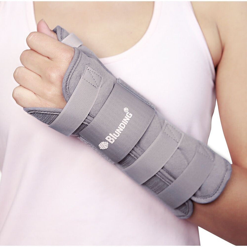 Ortesis Soporte de Muñeca con Dedo Pulgar Blunding Férula Anatómica de Aluminio Ajustable para Rehabilitación Médica