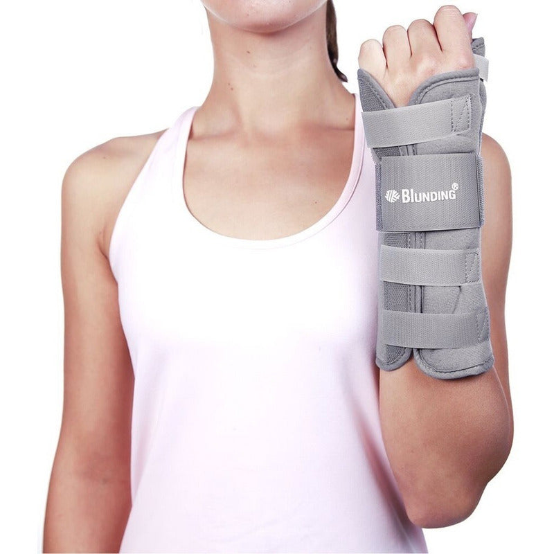 Ortesis Soporte de Muñeca con Dedo Pulgar Blunding Férula Anatómica de Aluminio Ajustable para Rehabilitación Médica