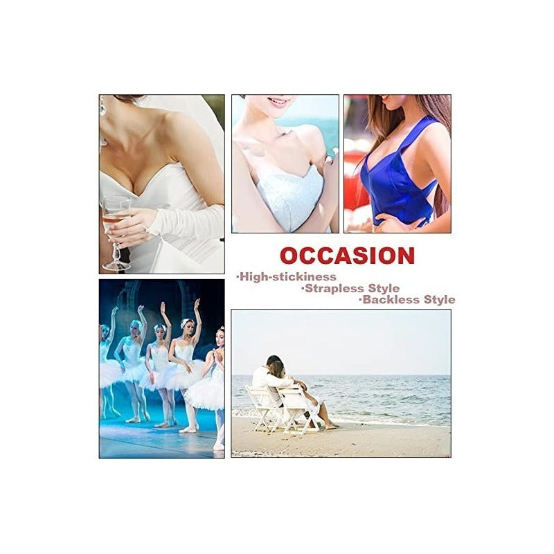 Bra Nubra Brasier Strapless Push Up Invisible Full