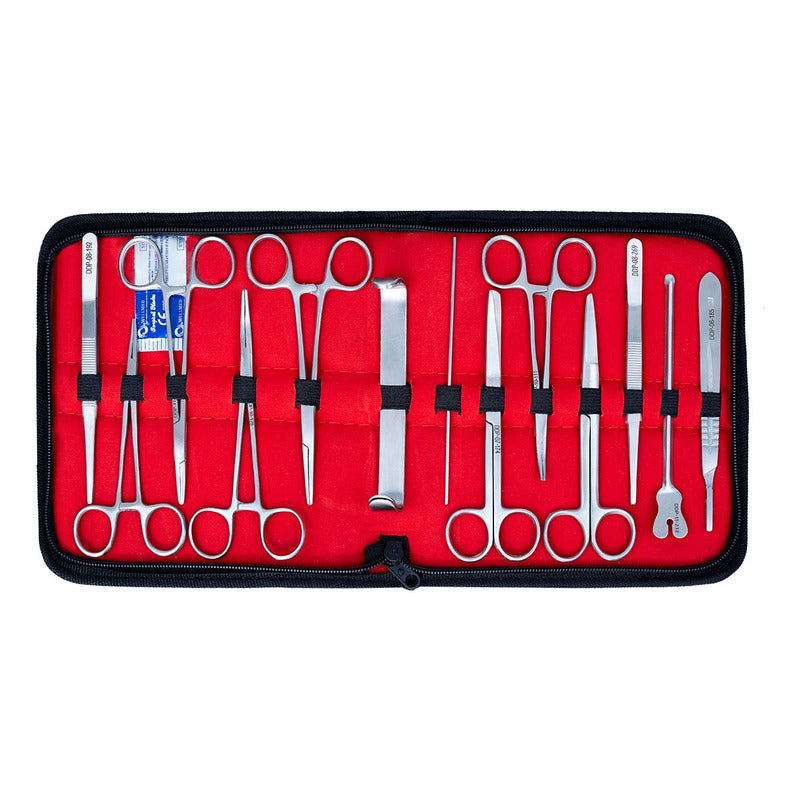 Set Kit Estuche Disección Quirurgico Estudiante Con Estuche