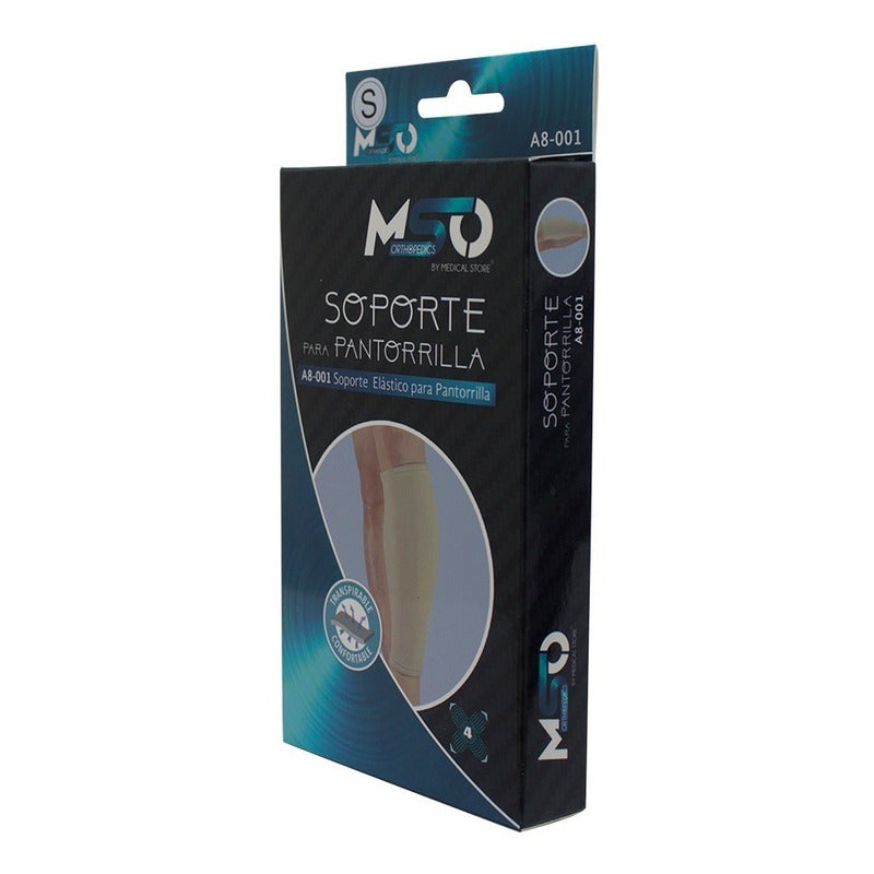 Soporte Elástico para Pantorrilla MSO Compresión Deportiva Terapéutica Transpirable con Diseño Ergonómico de Lujo Actividad Deportiva