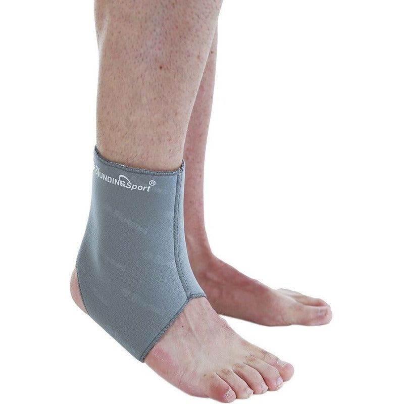 Tobillera Ortopédica Blunding con Soporte de Tobillo en Tubo Neopreno Respirable para Anatómica con Compresión para Esguince y Prevención de Lesiones Rehabilitación Deportiva