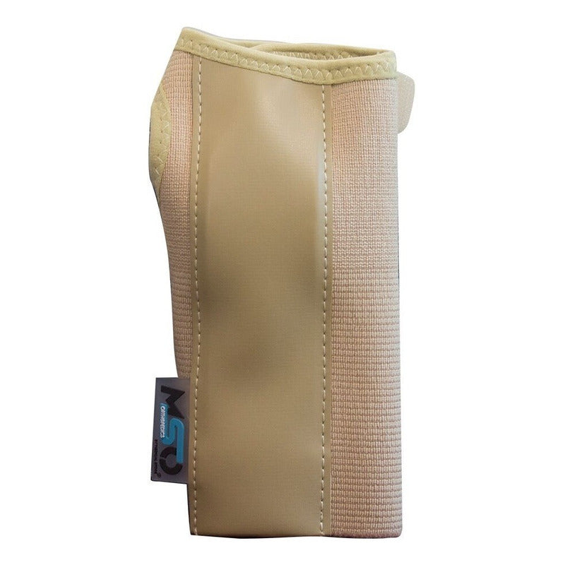 Ortesis Muñequera MSO con Férula Anatómica Ajustable Soporte Profesional Rehabilitación Muscular Postoperatorio Dolor y Túnel Carpiano