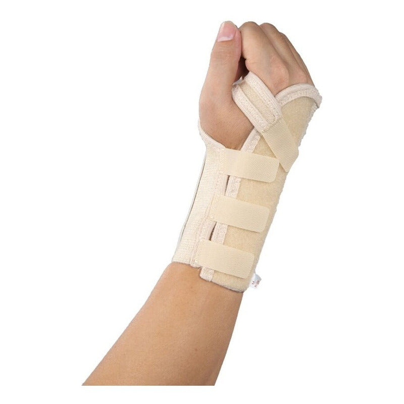 Ortesis Muñequera MSO con Férula Anatómica Ajustable Soporte Profesional Rehabilitación Muscular Postoperatorio Dolor y Túnel Carpiano