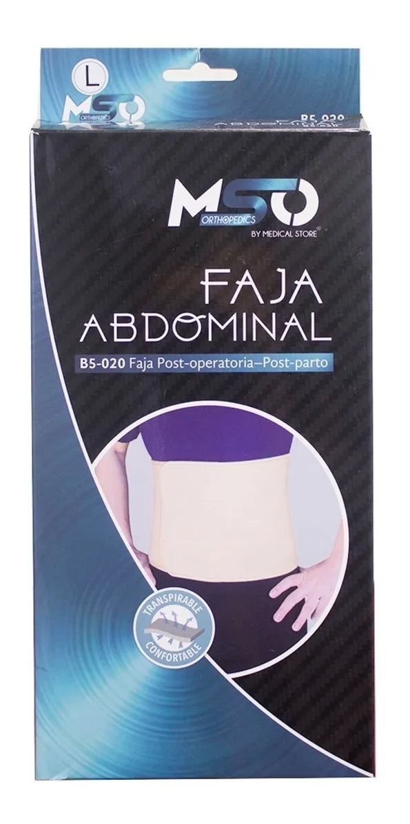 Faja Abdominal Postparto Postoperatoria Maternidad Marca Mso