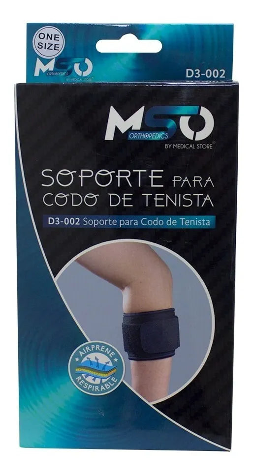 Soporte Para Codo De Tenista Ajustable De Lujo Marca Mso
