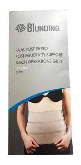 Faja Post Parto De Lujo Libre De Latex Marca Blunding