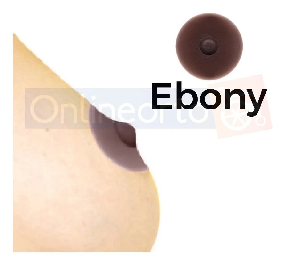 Prótesis Mamaria con Pezón Auto-Adherente Realista Nueva Tecnología Suave, Impermeable y Anatómica Realista Impermeable Textura Real