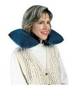 Almohada Cojin Inflable Cuello Relajante Viaje Marca Carex