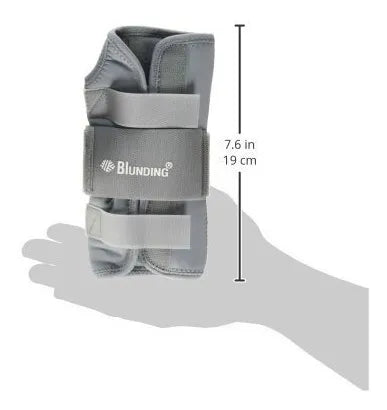 Muñequera Ortopédica con Férula de Aluminio Ajustable Blunding Soporte de Muñeca Ergonómico Reforzado para Lesiones Estabilizador de Muñeca para Rehabilitación