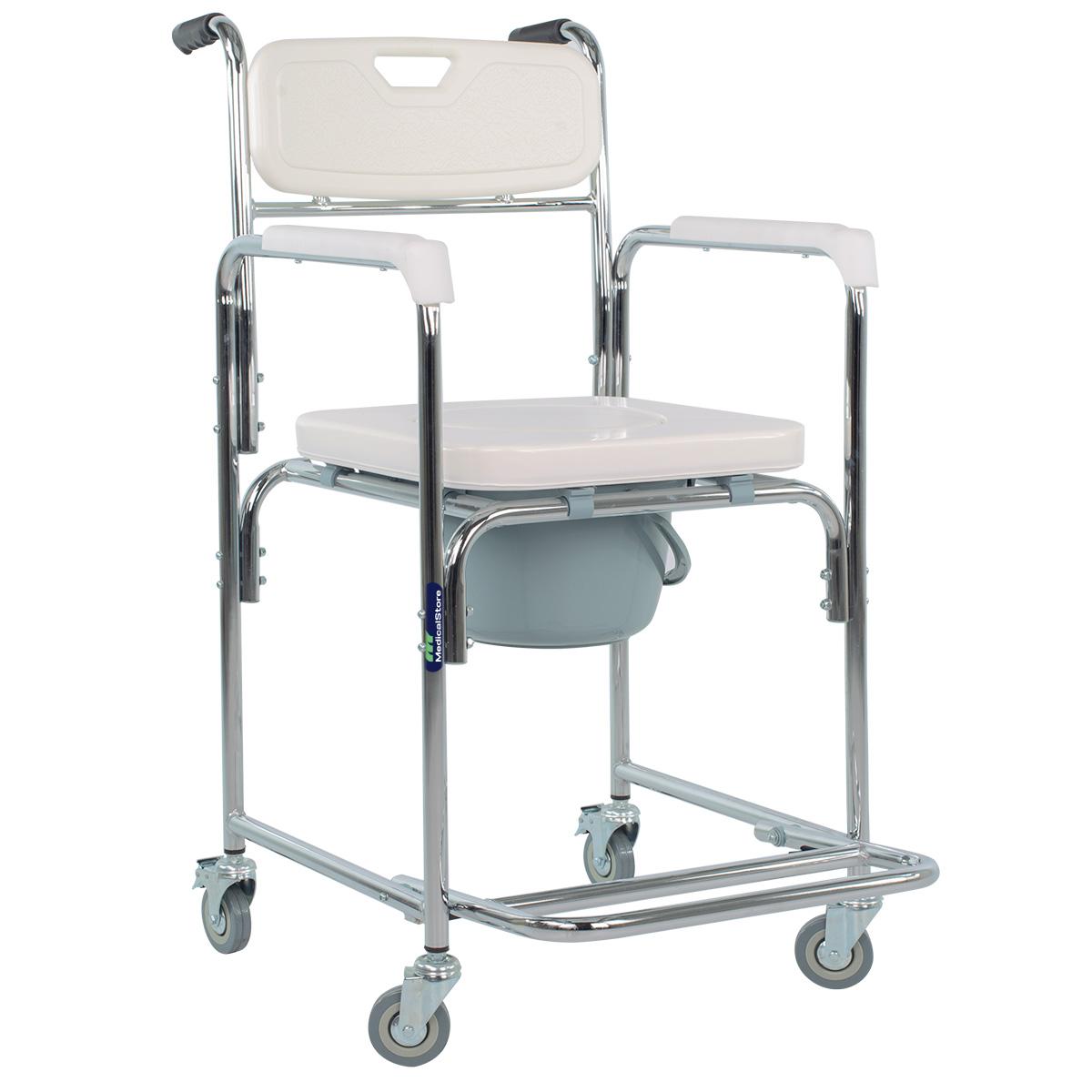 Silla Comodo Ducha Aumento Para Wc Baño 3 En 1 Medical Store