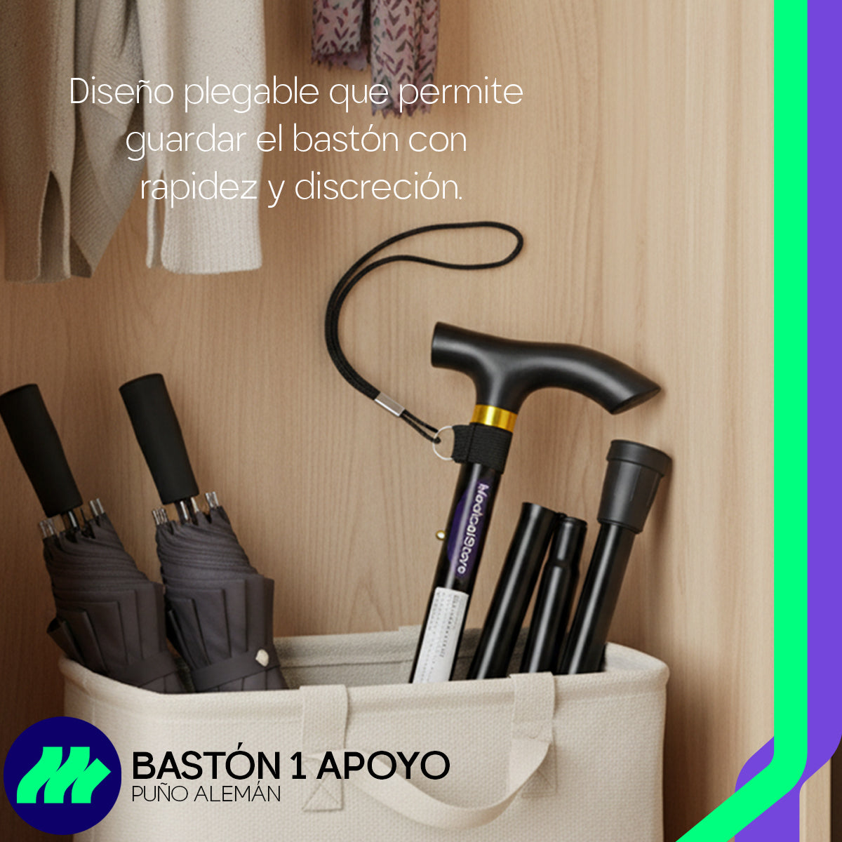 Mecanismo de ajuste con 5 niveles de altura, adaptable de 82 a 92 cm para diferentes estaturas.