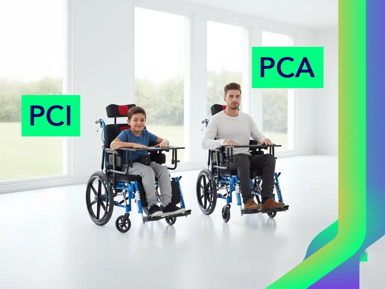 diferencias entre sillas pci y pca