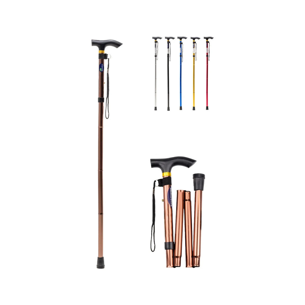 Bastón en uso durante caminatas al aire libre, demostrando estabilidad y seguridad en superficies urbanas.