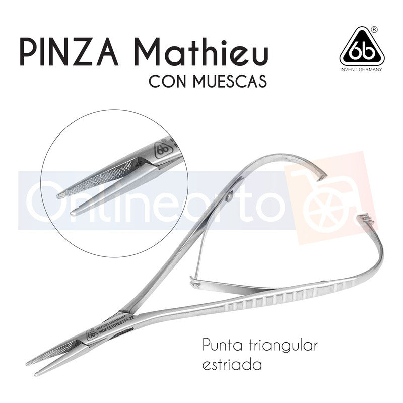 Pinza Mathieu Acero Inoxidable Dental Ortodoncia