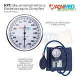 Kit Baumanometro Estetoscopio Simple Estuche Varios Colores