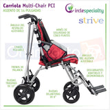 Silla De Ruedas Pediátrica Carriola Infantil Pci