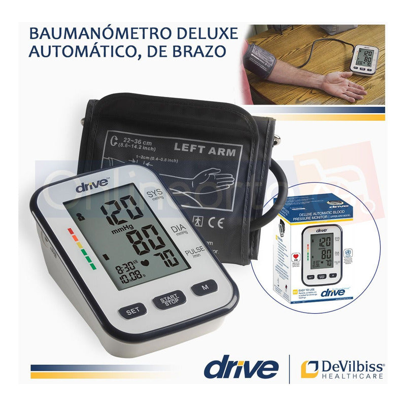 Baumanometro Tensiometro Automatico Digital Para Brazo Drive