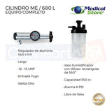 Tanque De Oxigeno 682lts Portatil Carrito Kit Completo Drive