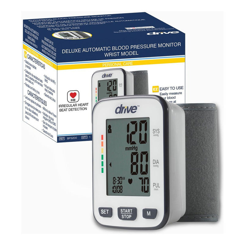 Baumanometro Automatico Digital De Muñeca Marca Drive Medica