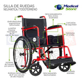 Silla De Ruedas De Lujo Plegable Compacta Todo Terreno Drive