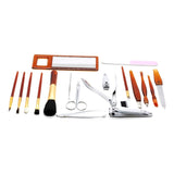 Estuche Set Manicure Pedicure Pies Manos Acero Inox 18 Pzas