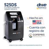 Concentrador De Oxigeno 5 Lts Devilbiss +2 Vasos Y Canulas