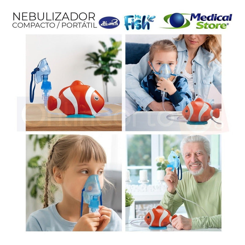 Nebulizador Super Silencioso Adulto Y Infantil Marca Bi-rich