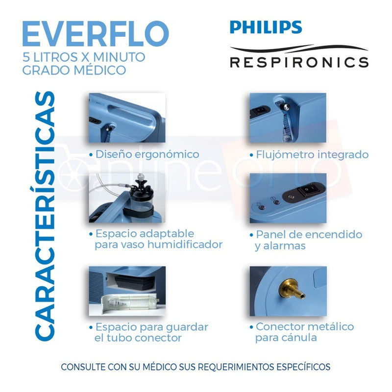 Concentrador De Oxígeno 5lts Philips Respironics / Oximetro