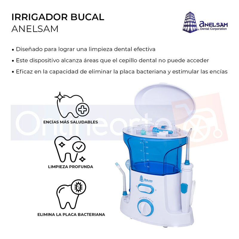 Irrigador Bucal Limpiador De Dientes Incluye Puntas