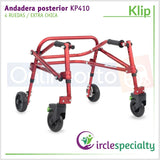 Andadera Posterior Klip Especializada Exchica 4 Ruedas
