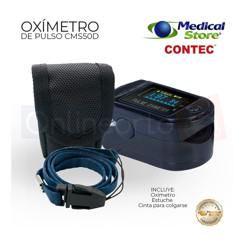 Oximetro De Pulso Monitor Medico Adulto Pediatrico Ms Contec