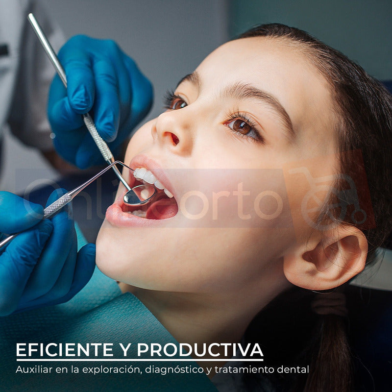 Kit Básico 1x4 Instrumental Acero Inoxidable Dental