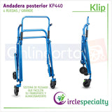 Andadera Posterior Klip Especializada Grande 4 Ruedas