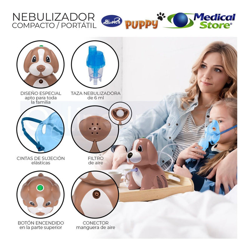 Nebulizador Super Silencioso Adulto / Infantil Marca Bi-rich