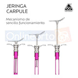 Jeringa Anestesia Carpule Dental Inoxidable Reusable Colors