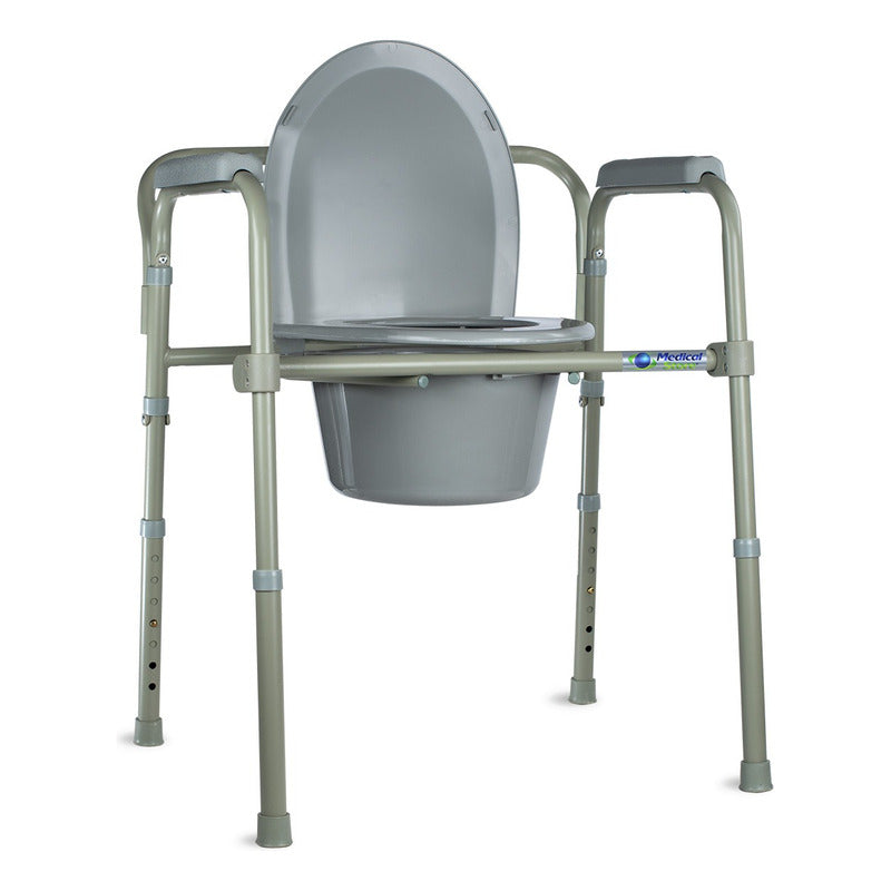 Silla Comodo Aumento Ducha Para Wc Baño Plegable 3en1 Drive