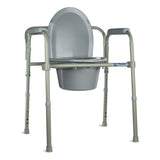 Silla Comodo Aumento Ducha Para Wc Baño Plegable 3en1 Drive