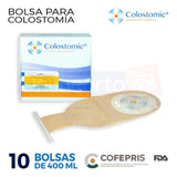 Bolsa Colostomia Recortable 15-64mm Adulto 10 Pzas Drenable