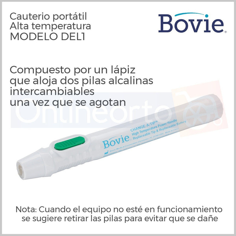 Electrocauterio Portátil Reusable Con 4 Puntas Y Baterias