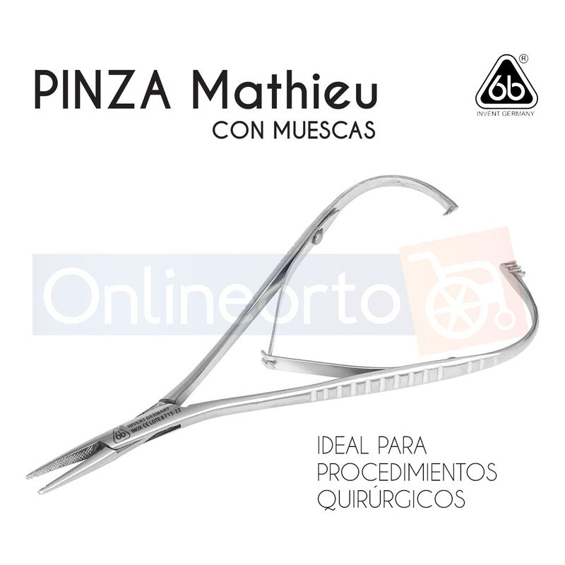 Pinzas Mathieu Acero Inoxidable Dental Ortodoncia