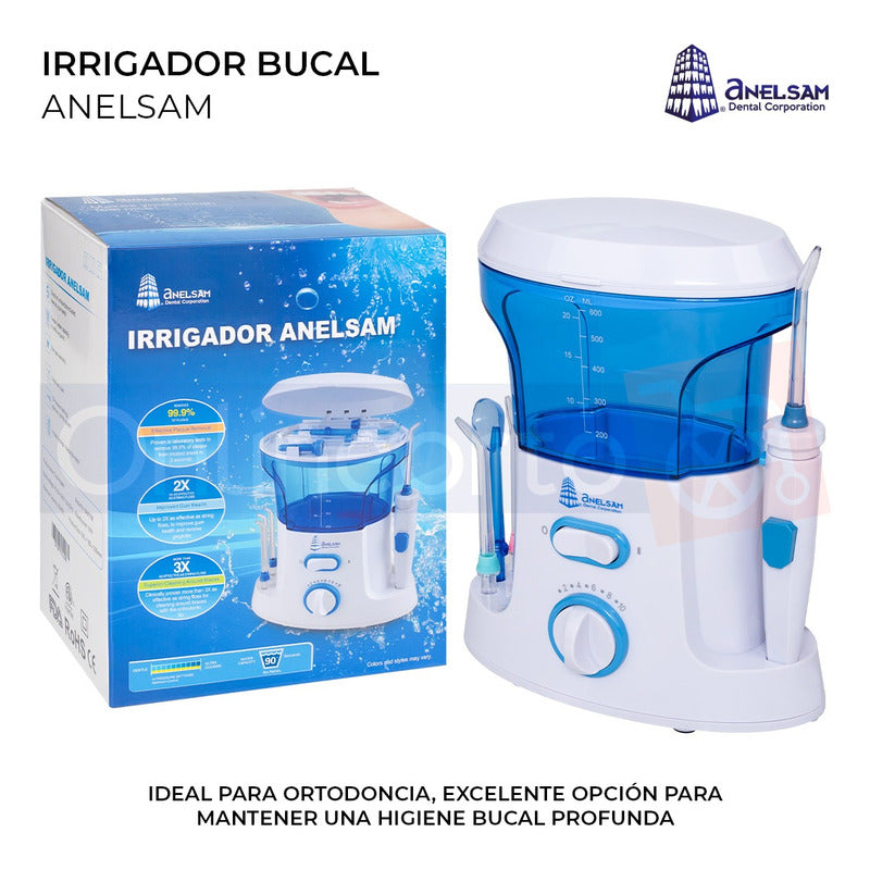 Irrigador Bucal Limpiador De Dientes Incluye Puntas