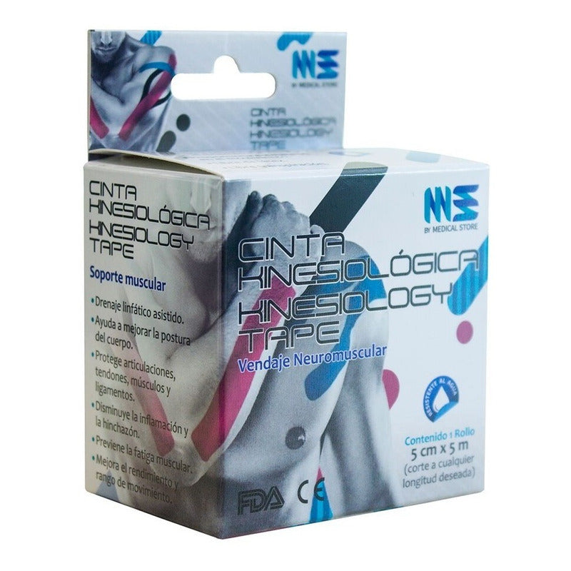 Cinta Kinesiologíca Vendaje Neuromuscular Set De 10 Ms Tape