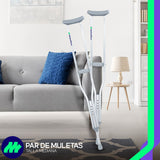 Muletas Axilares Ajustables De Aluminio Ch-m-g Medical Store