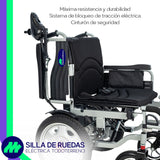 Silla De Ruedas Eléctrica Plegable Llanta Neumática