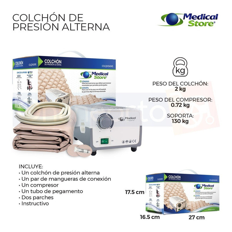 Colchon De Aire De Presion Alterna Antiescaras Medical Store