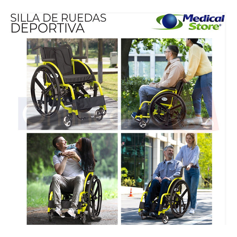 Silla De Ruedas Deportiva Plegable Speed Chair Medical Store