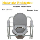 Silla Comodo 3 En 1 Wc Silla Ducha Aumento Baño Adultos Mayores Medicalstore Confrtable Plegable