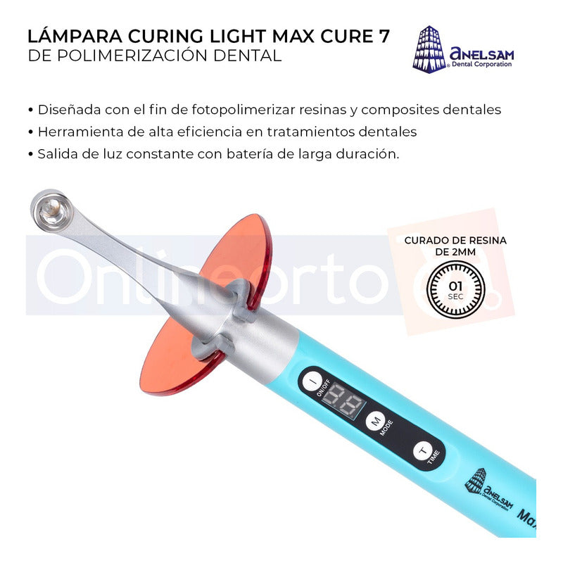 Lámpara De Fotocurado Led Para Resinas Dental Inalambrica